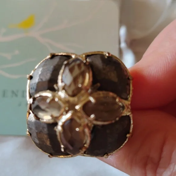 KENDRA SCOTT FLOWER PETAL RING 7 - Picture 3 of 7